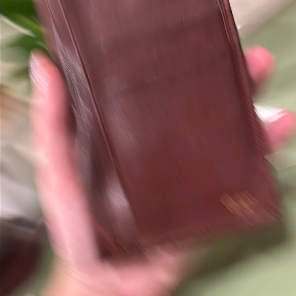 Cartier Leather Wallet with Gold Accents